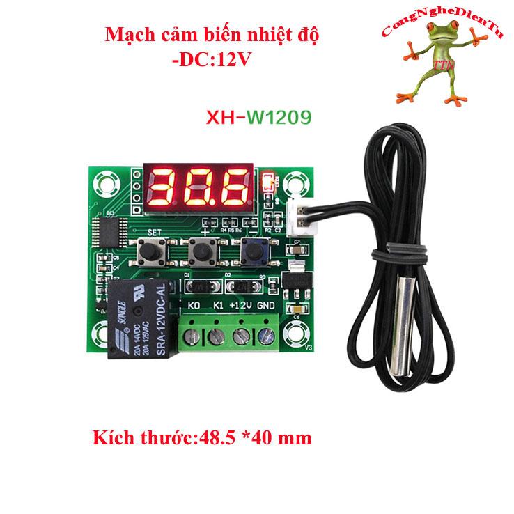 Mạch cảm biến nhiệt độ W1209