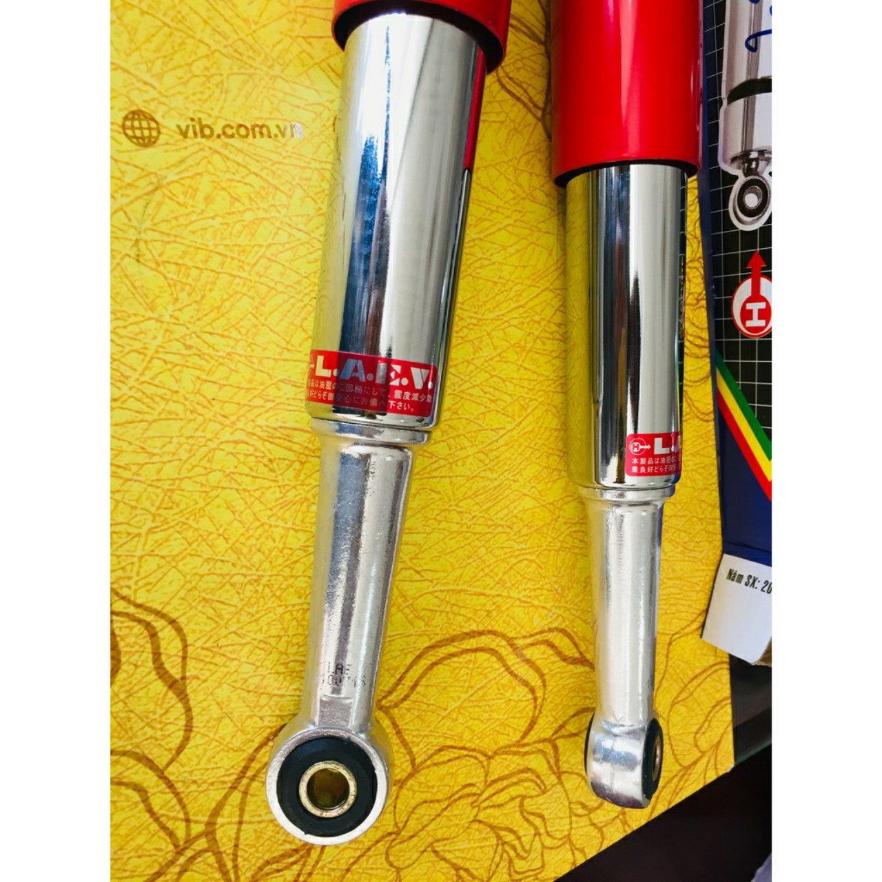 Phuộc sau Cub 81, 82 , DD , DH hiệu LAE ( 1 cặp ) 33cm