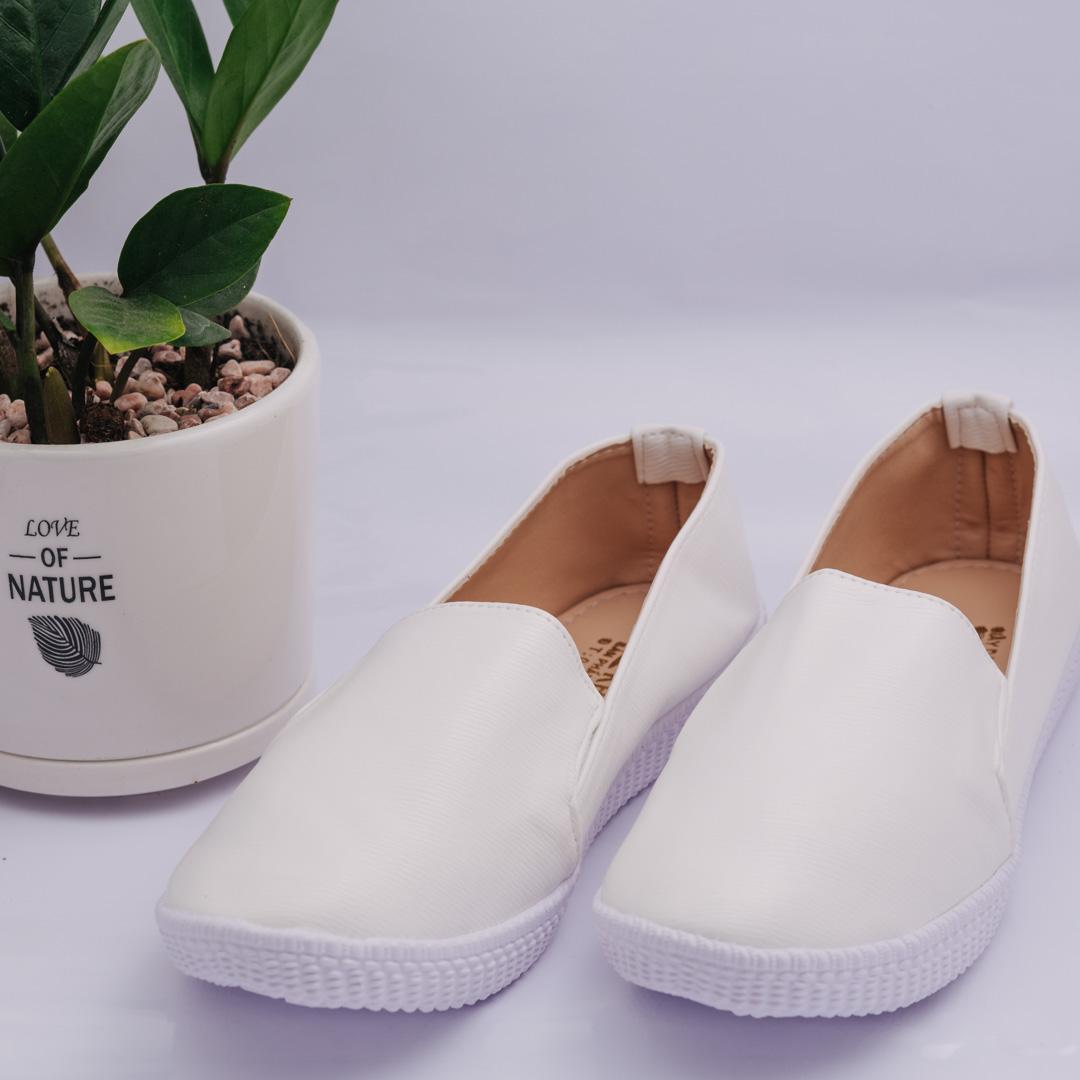 [HCM]GIÀY LƯỜI MÀU TRẮNG