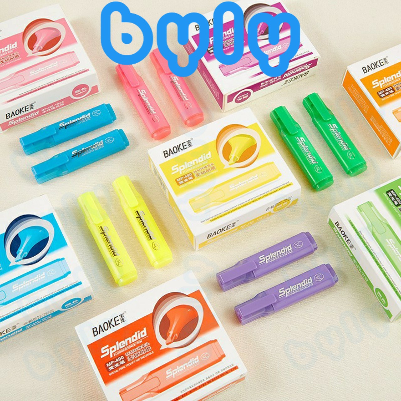 Bút dạ quang Splendid Baoke  MP490 - ByLy Store