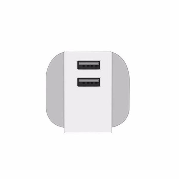 Cóc sạc Hoco Haoke C23A - 2 cổng USB - 2.4A (Màu Trắng)