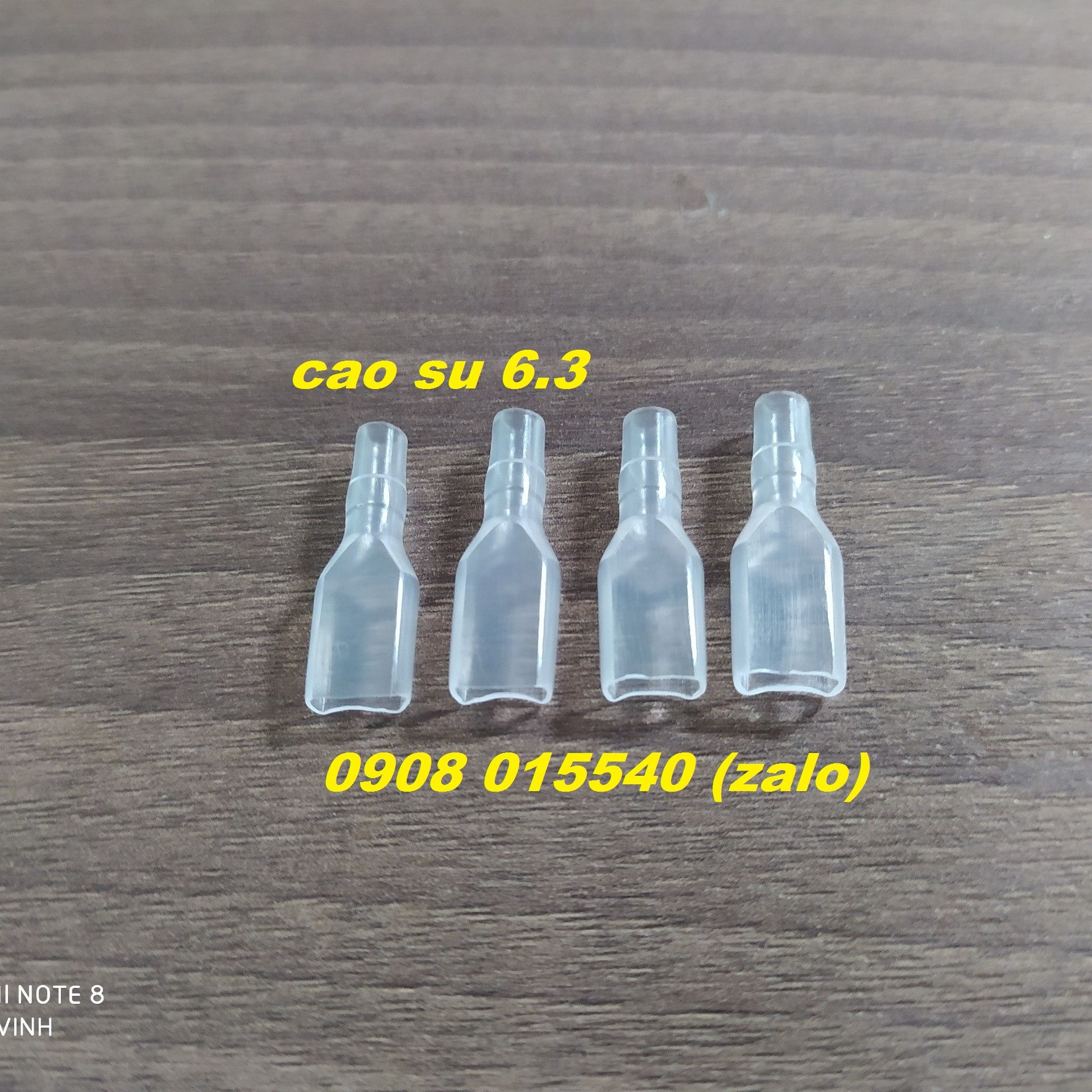 TV71 - Cao su 6.3 (50 cái/ bịch), CAO SU BỌC COS 6.3