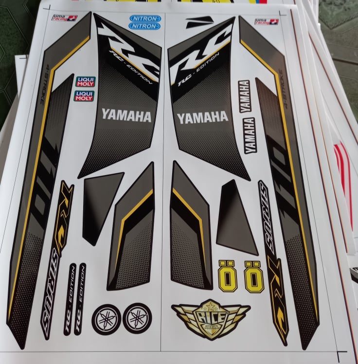 tem rời sirius RC xám chỉ vàng
