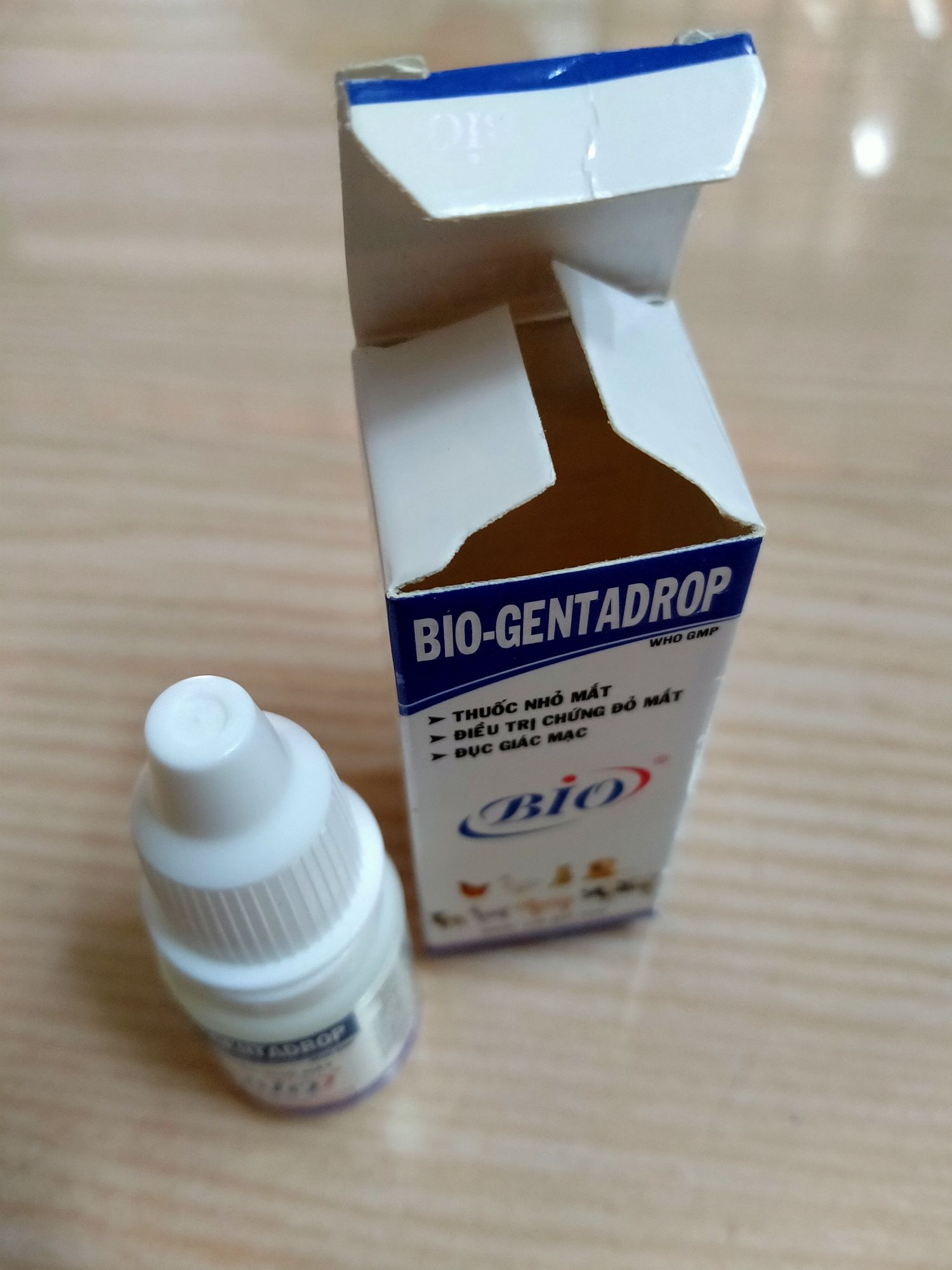 2lọ nhỏ mắt gà, bị chảy gèn, đỏ mắt -genta drop10ml