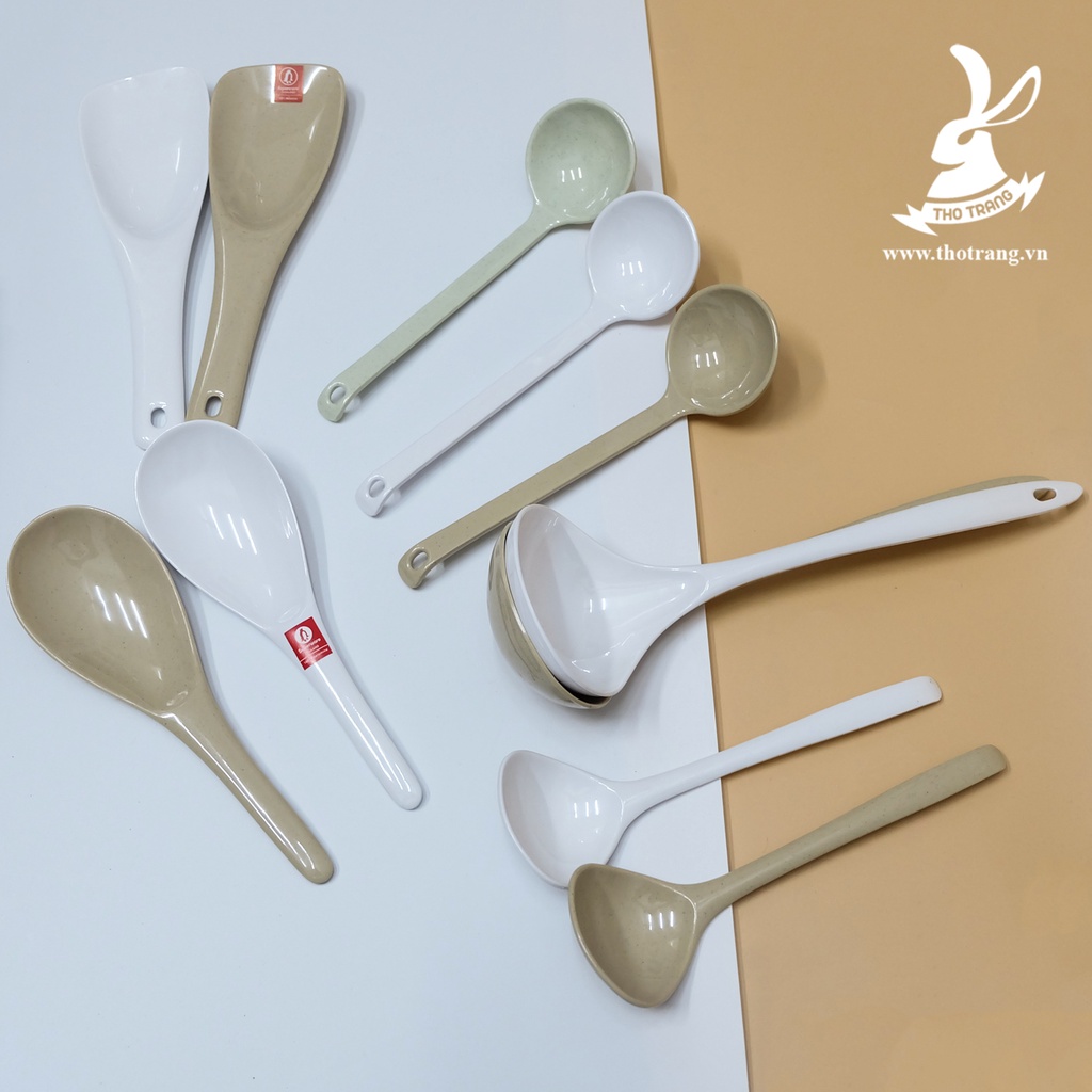 Vá Cơm Vá Múc Canh Nhựa Melamine Superware Thái Lan