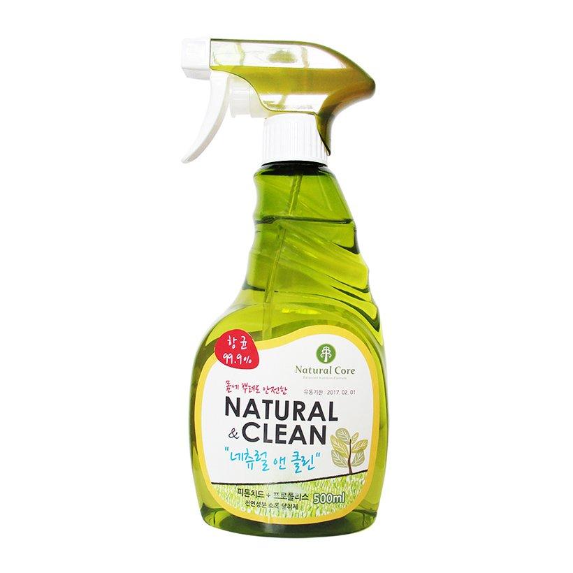 Xịt Khử Mùi Diệt Khuẩn Natural Core Clean (500ml-1500ml)