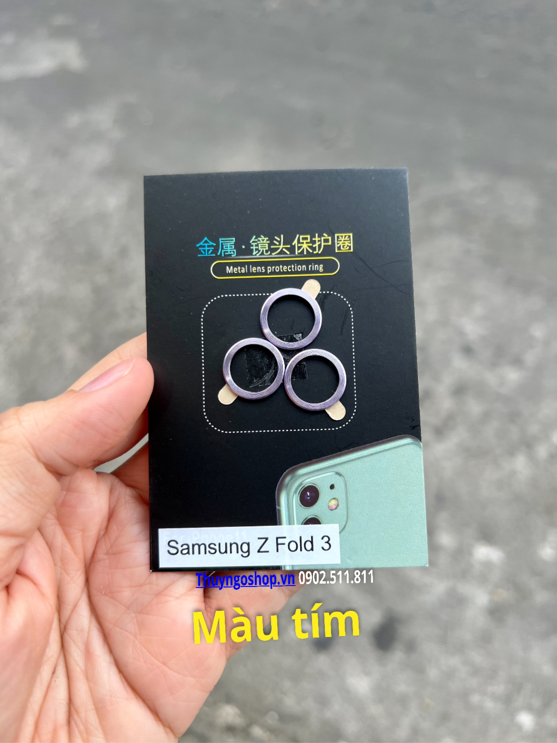 Dán viền camera không kính Samsung Z Fold 3