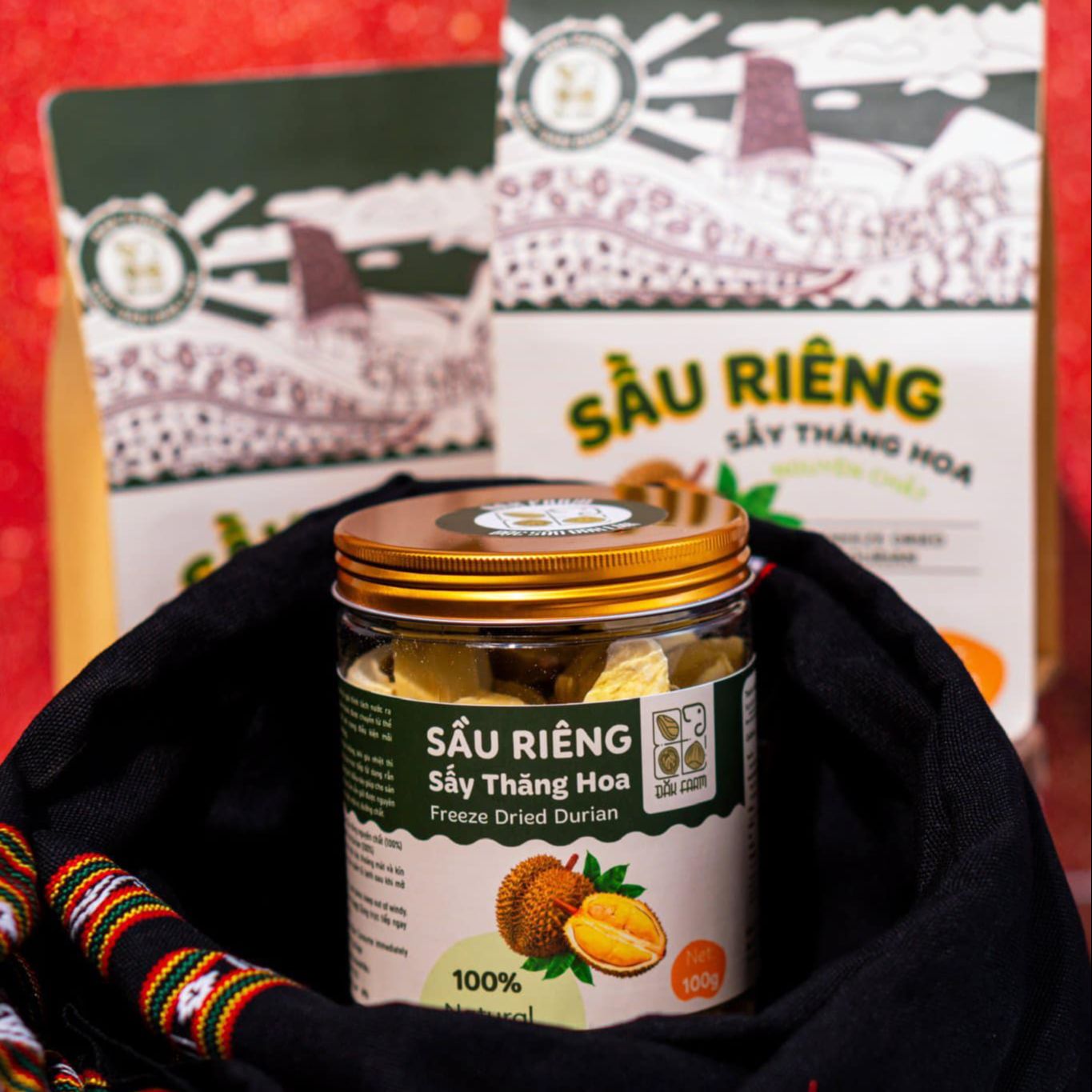 SẦU RIÊNG SẤY THĂNG HOA- ĐẮK FARM (Dạng múi- 25Gr)