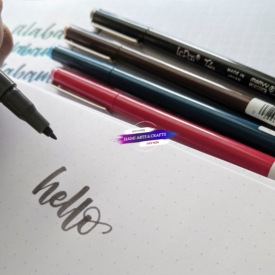 Bút ngòi cọ Marvy Lepen flex 4800 brush