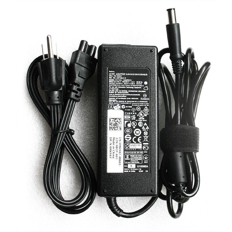 Sạc cho laptop dell latitude e6220 e6230 e6320 e6330 4.62a 90w hàng full box bảo hành 12 tháng + tặng dây nguồn 15m !