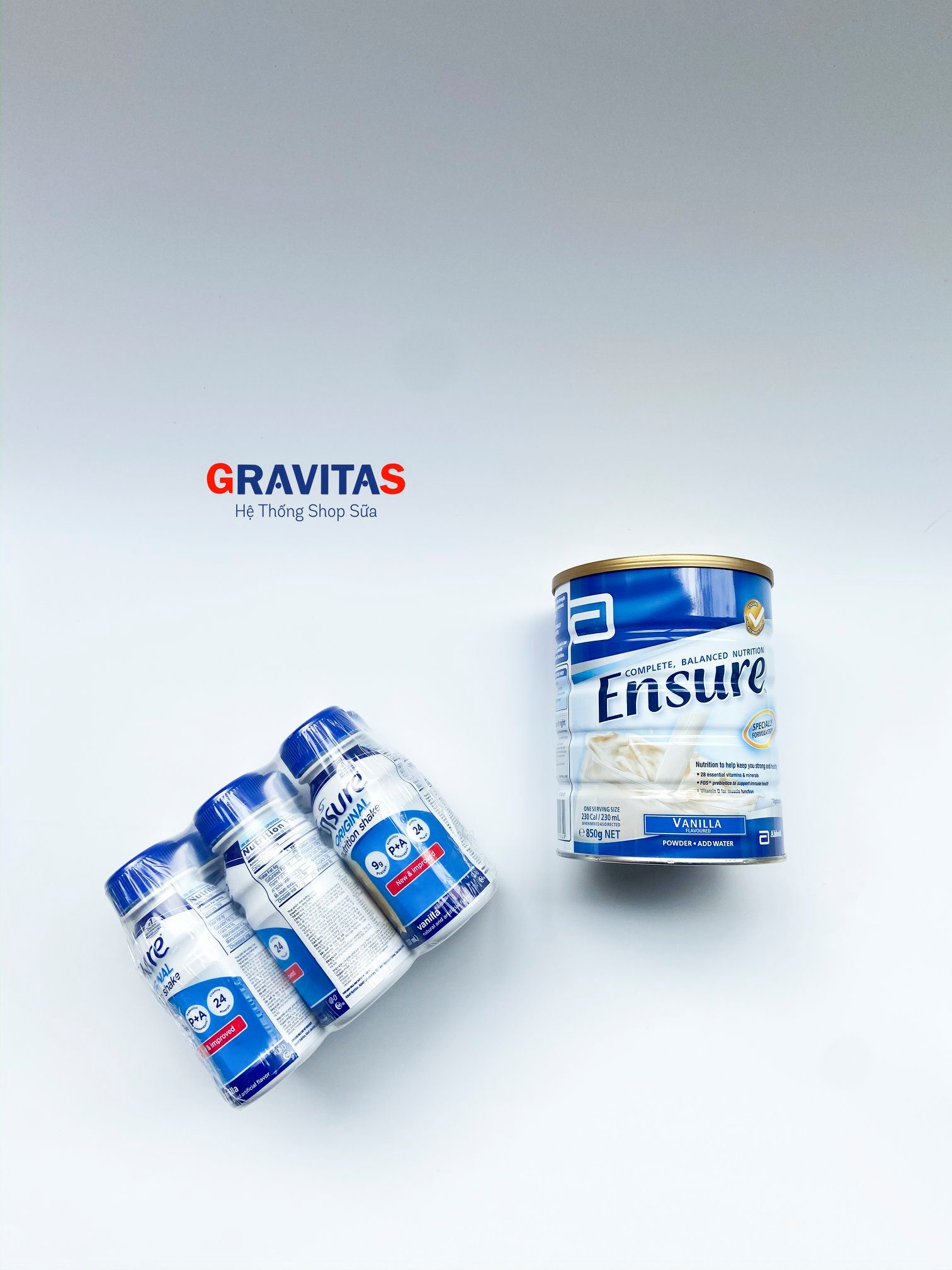 Sữa Ensure Úc Nhập Khẩu Vị Vani 800gm