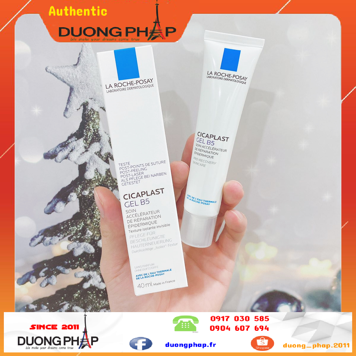 Gel dưỡng ẩm da LRP B5 40ml