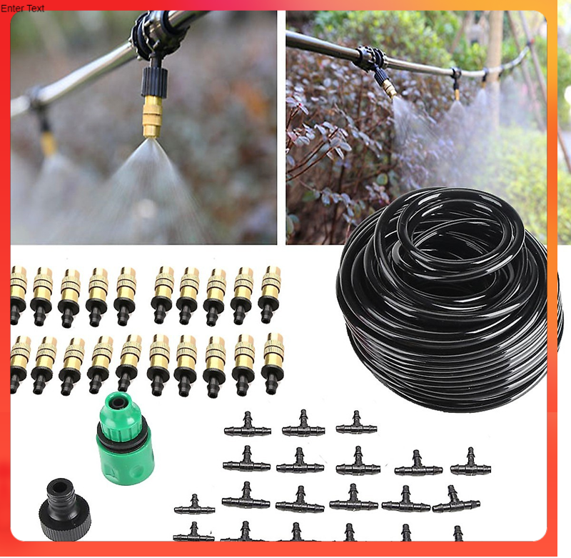 Bộ 20 đầu phun sương đồng tưới lan, cây cảnh kèm đầy đủ phụ kiện