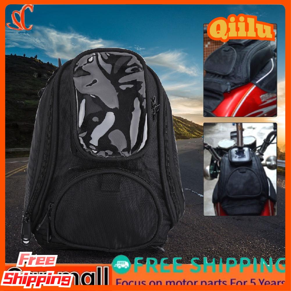 【Flash Sale!!!】Black Universal Motorcycle Motorbike Riding Strong Waterproof Oil Fuel Tank Bag