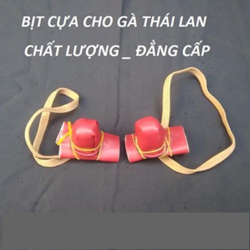 Bịt cựa + Bịt mỏ phụ kiện cần thiết cho gà đá [ 4 bịt cựa + 2 bịt mỏ ]