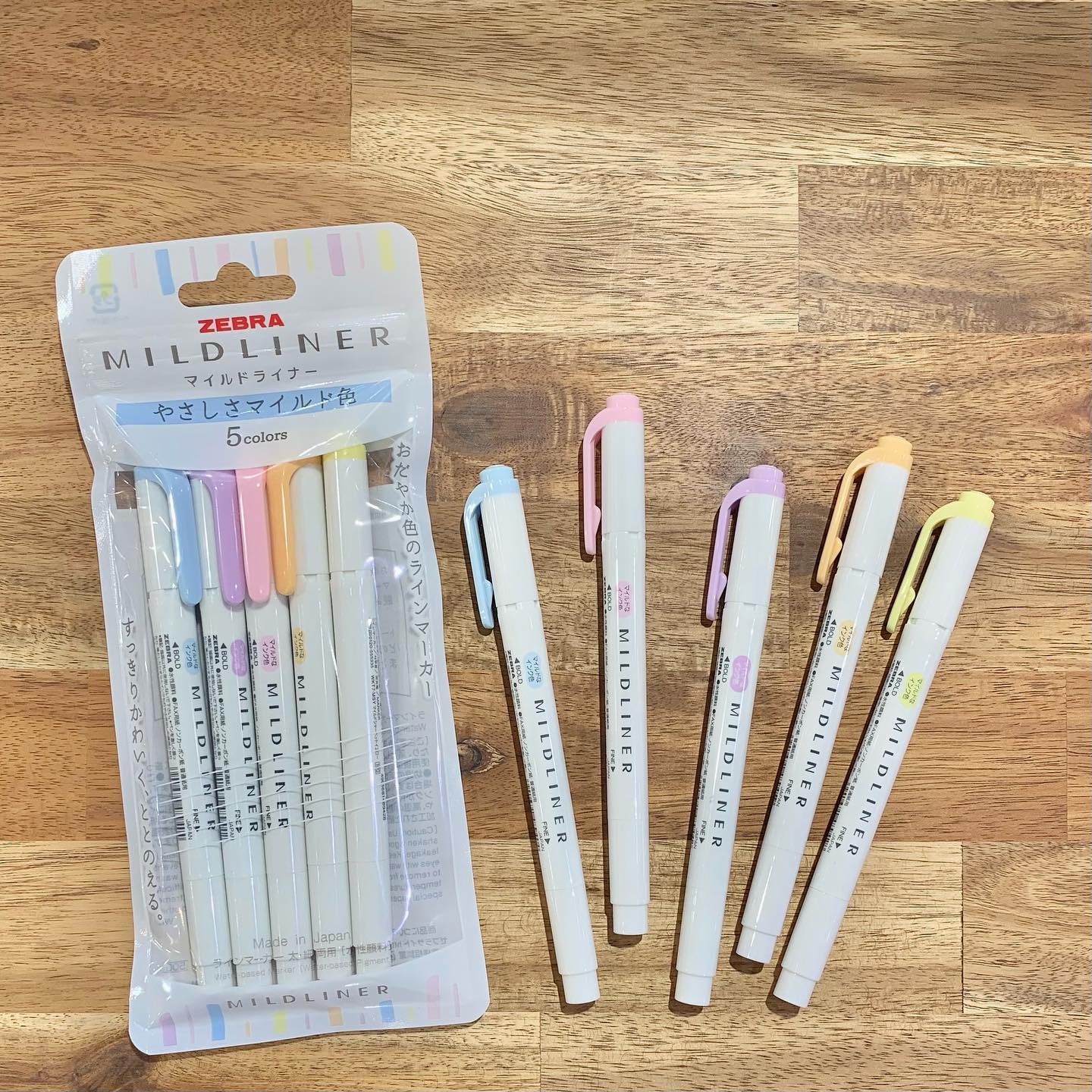 Bút đánh dấu highlight Zebra Mildliner - Màu mới 2022