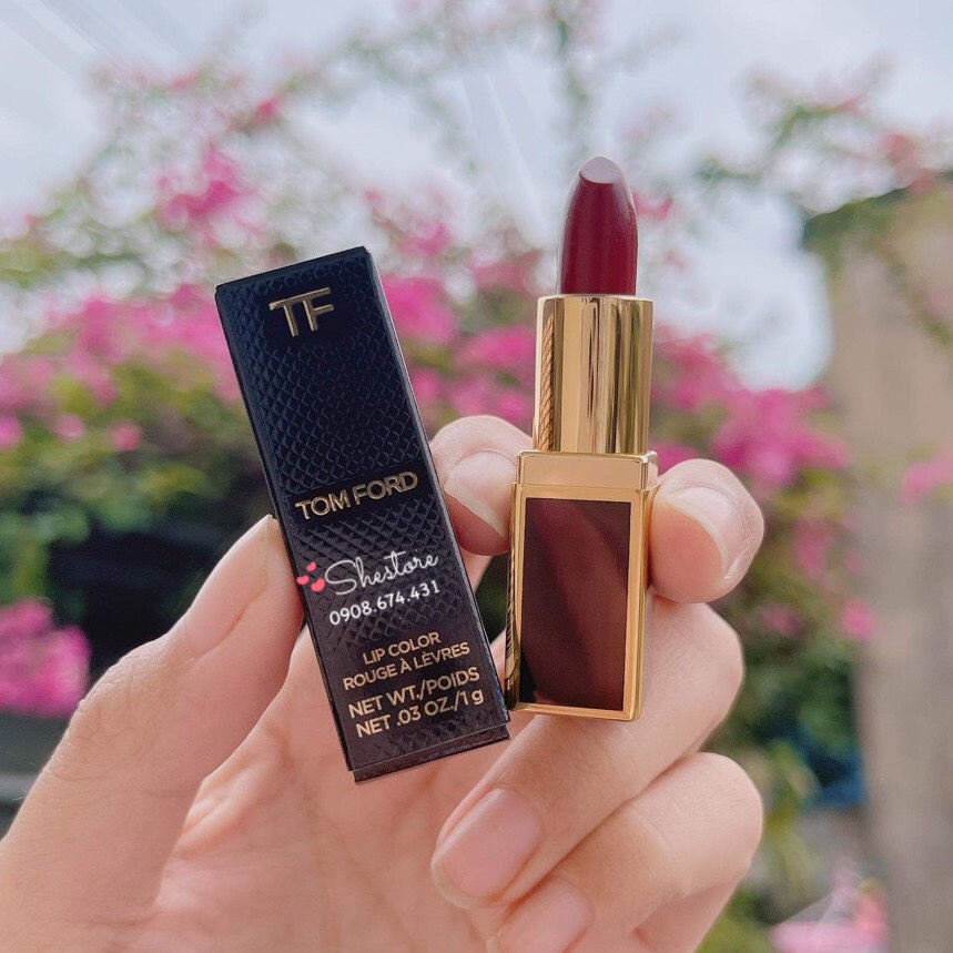 💄Son Tom Ford mini 1gr màu 03 (Casablanca), 16 (Scarlet Rouge) fullbox