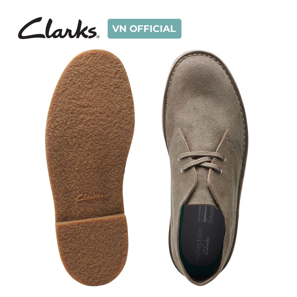 Giày Bốt Da Nam Clarks - Bushacre 3