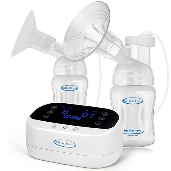Máy hút sữa điện đôi gluck baby gp38 plus, hàng chính hãng, bảo hành 12 tháng - freeship
