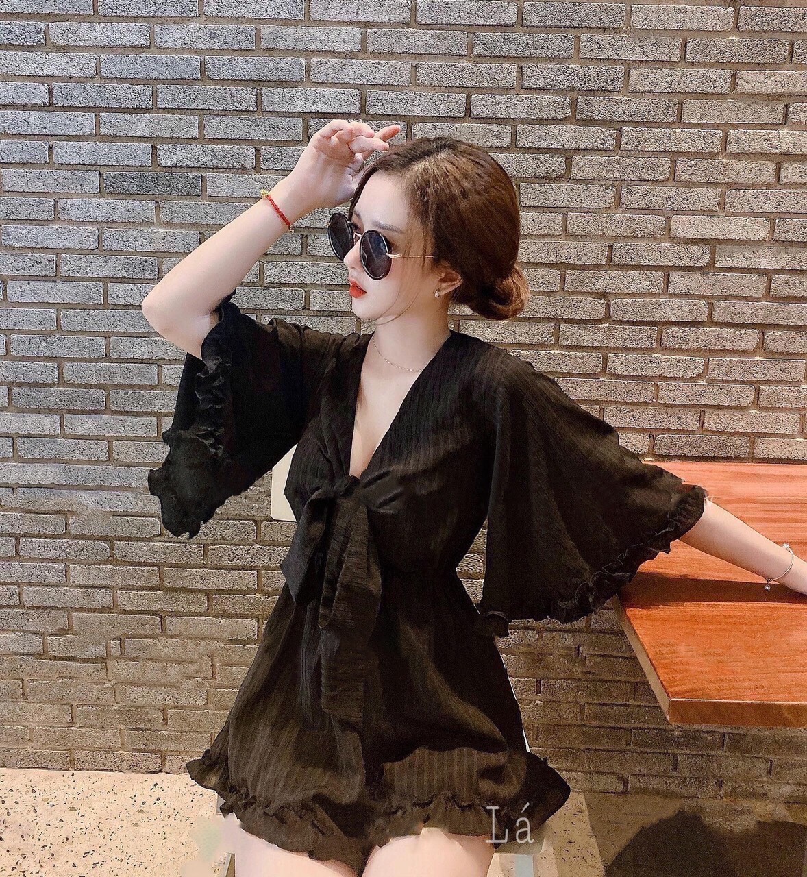 jumpsuit đùi nơ ngực kate-MTB