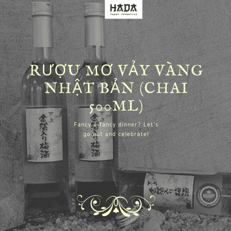 Rượu mơ vảy vàng Nhật Bản (Chai 500ml)- HADACOSMETIC