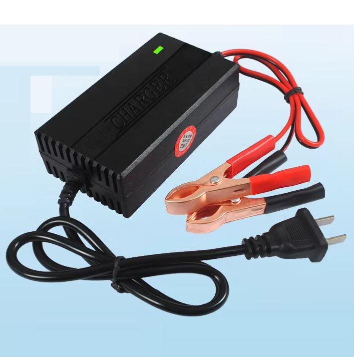 Sạc bình Acquy đen 12V đầu kẹp