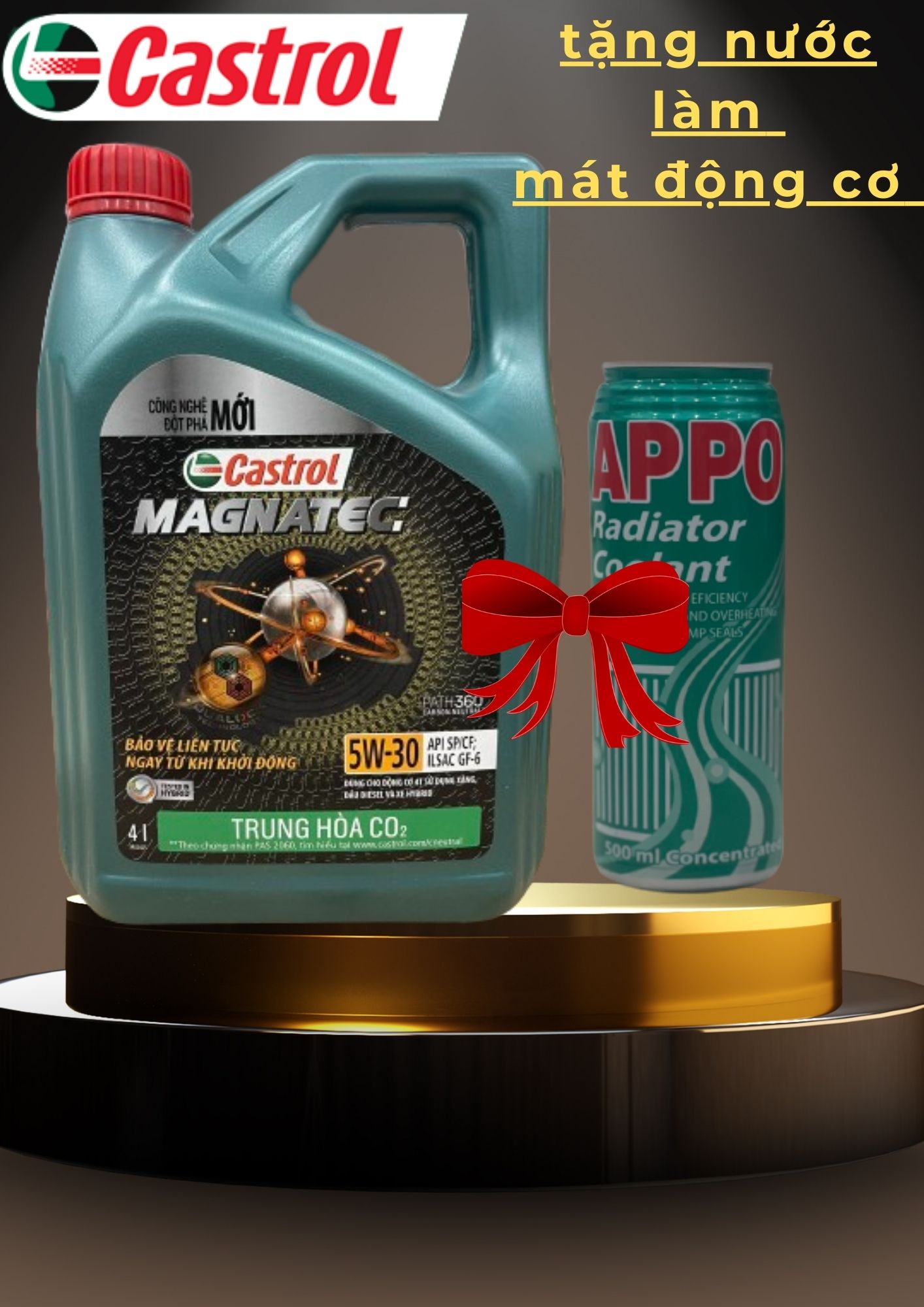 NEW BẢN MỚI 2023 DẦU NHỚT ĐỘNG CƠ Ô TÔ CASTROL MAGNATEC 5W-30 API SP/CF 4L