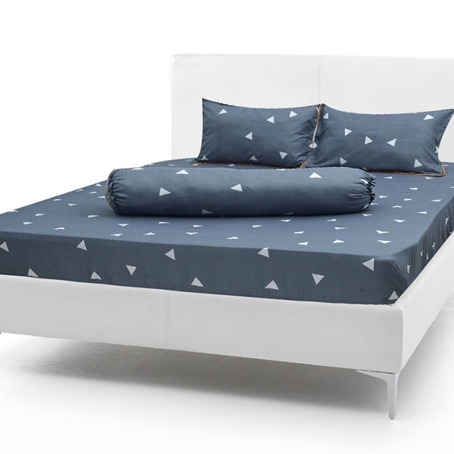 Ga gối , Bộ Drap Cotton Poly Hàn Quốc{ 4 món } 1m6 X 2m