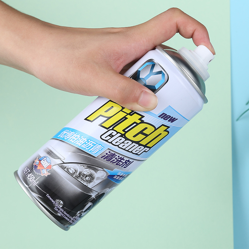 Chai Xịt Tẩy Nhựa đường, tẩy Keo, tẩy Sơn Băng Dính, tẩy dầu mỡ dùng cho ô tô kim loại bánh xe chứng nhận bởi SGS ISO Intertek