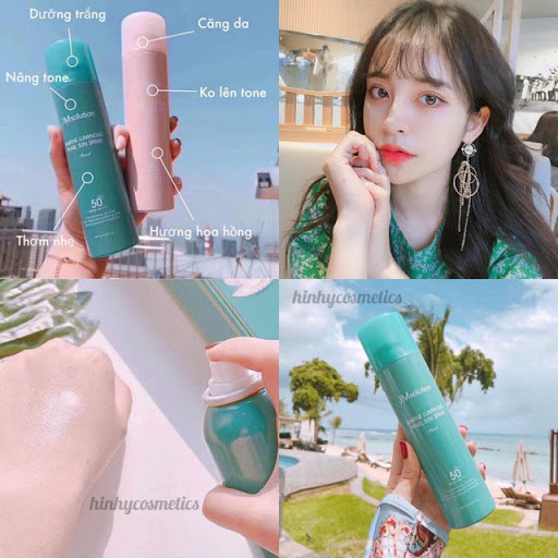 [HCM]XỊT CHỐNG NẮNG TOÀN THÂN JM SOLUTION 180ml #MÀU XANH