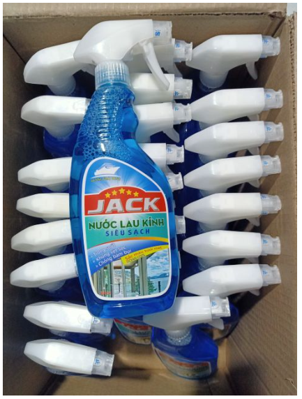 Nước lau kính JACK đa năng siêu sạch - Chai 650ml