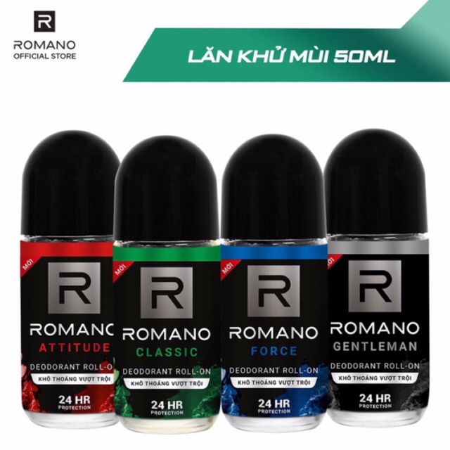 Lăn khử mùi romano 50 ml