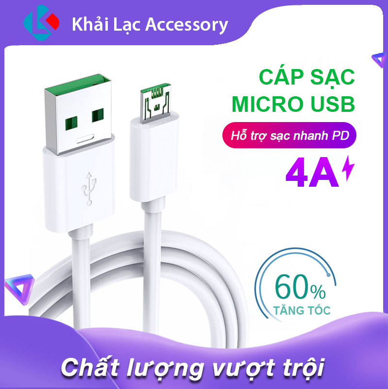 Dây cáp sạc PD Micro USB - Cáp sạc nhanh cho thiết bị có cổng kết nối Micro USB (1m)