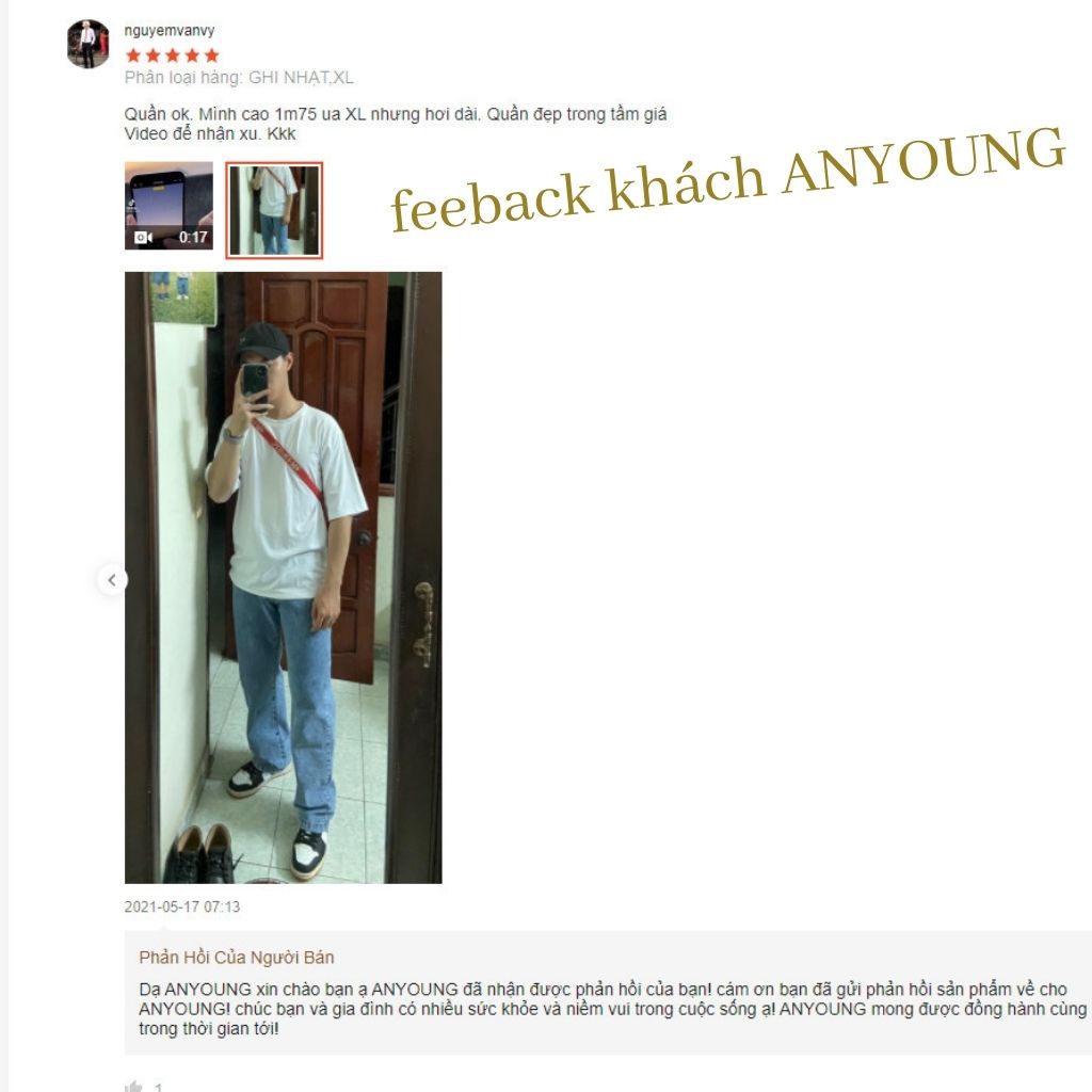 Quần jean nam baggy kiểu ống rộng dáng suông chất bò QD0