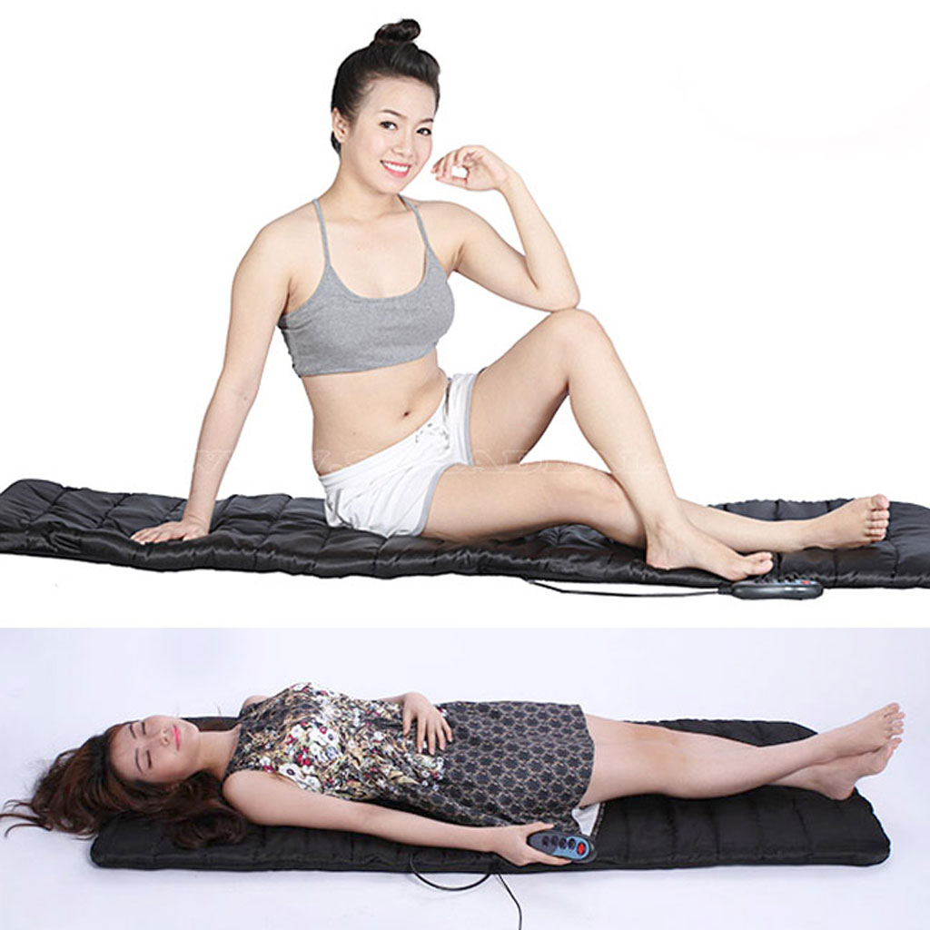Nệm Massage ,- Đệm Mát Xa ,Toàn Thân Có Điều Khiển Điều Chỉnh Nhều Chếu Độ Massage, có thể gấp gọn mang đi mọi nơi, bảo hành 5 năm