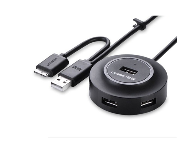 Hub usb 2.0 chia 4 cổng hỗ trợ otg ugreen ug-20278