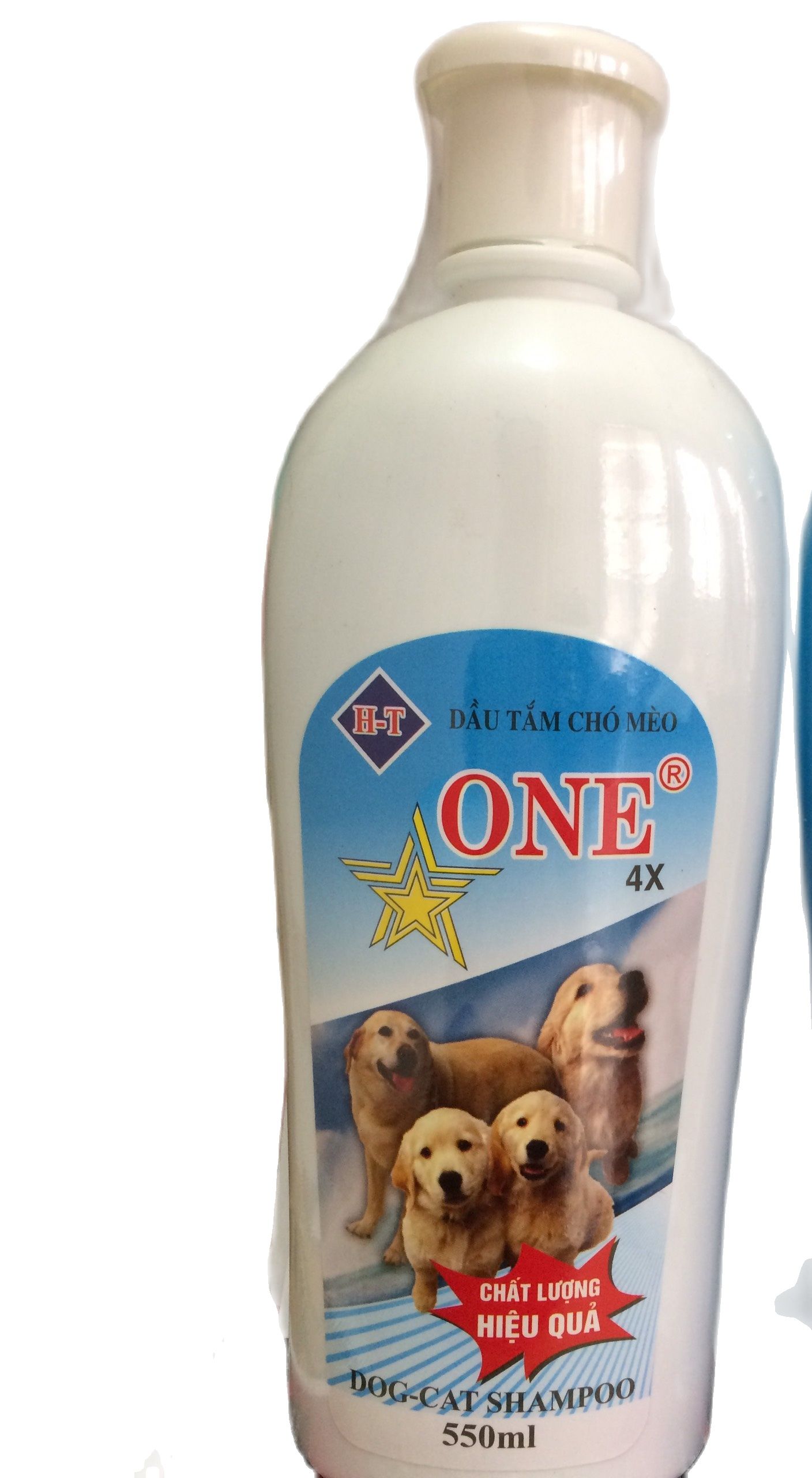 Dầu tắm, sữa tắm, xà bông tắm chó One 4X  550ml trị ghẻ, ve bọ chét chó