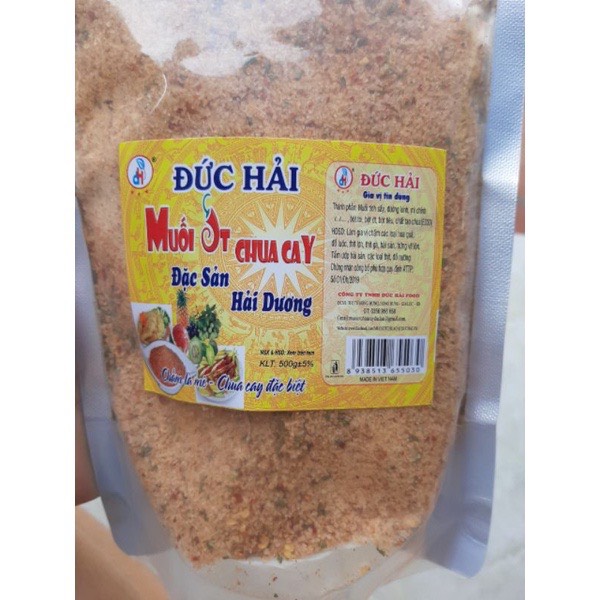 Gói 500G Muối Hảo Hảo Chua Cay  - Chấm Hoa Quả, Thức Ăn Siêu Ngon