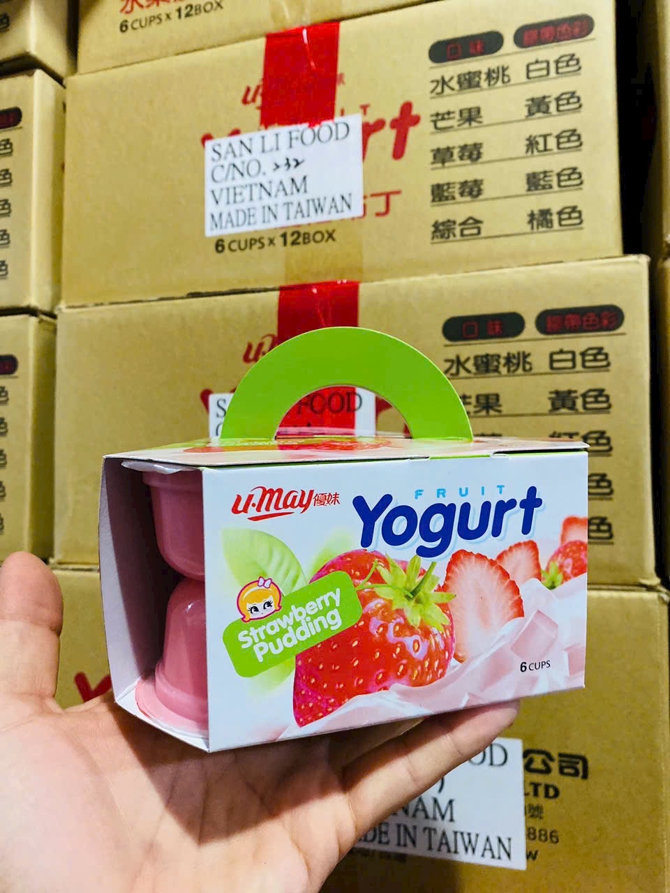 Thạch rau câu sữa chua Umay - Pudding Fruit Yogurt 510g