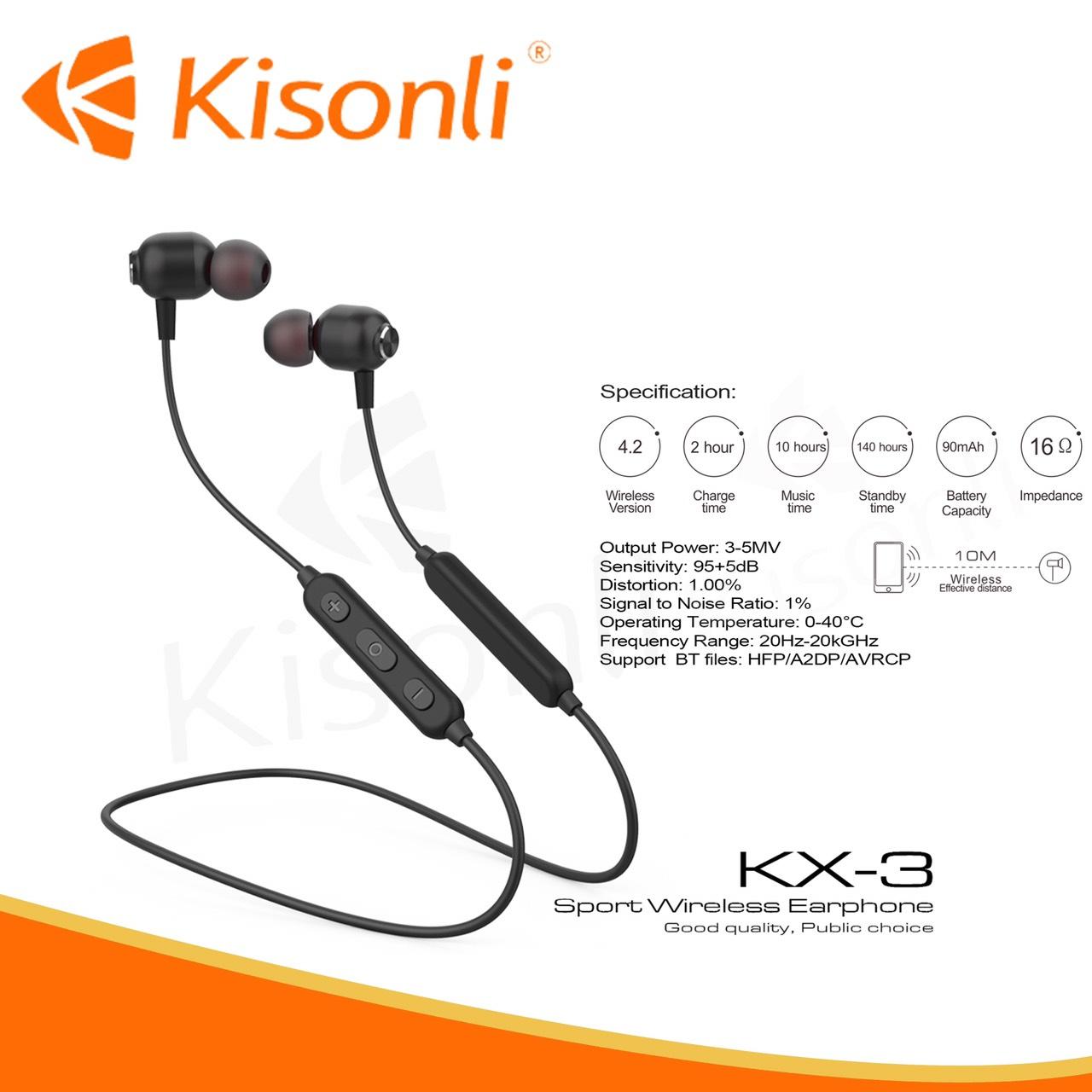 [HCM]Tai Nghe Bluetooth Kisonli  KX-3