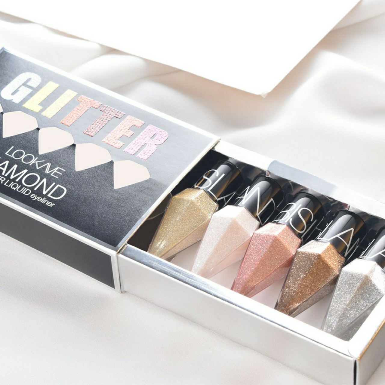 [kẻ mắt kim tuyến glitter - bộ 05 màu