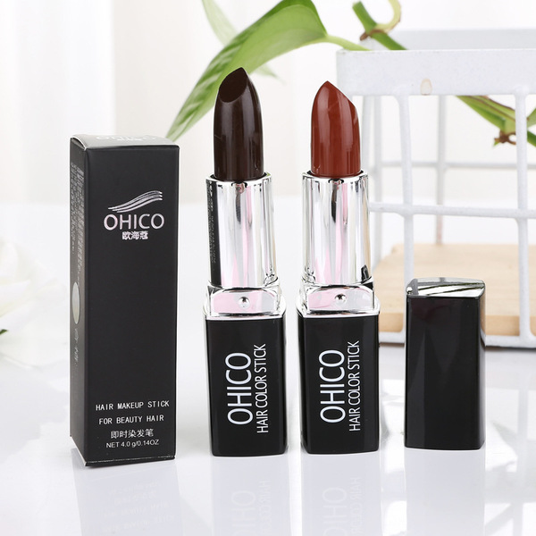 Son phủ tóc bạc OHICO Nhuộm tóc bạc tiện dụng 04Gr/Thỏi 03 Màu Chọn Lựa