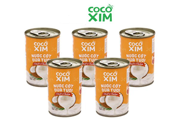 Combo 5 Lon Nước cốt dừa tươi từ trái dừa nguyên chất 100%- Chef s Choice