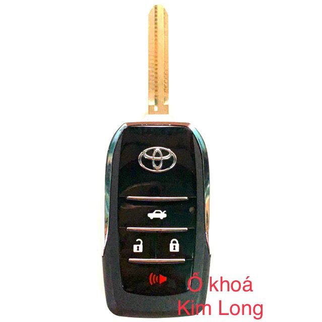 [HCM]Chìa khoá độ gập theo chìa zin xe CAMRY 4 nút