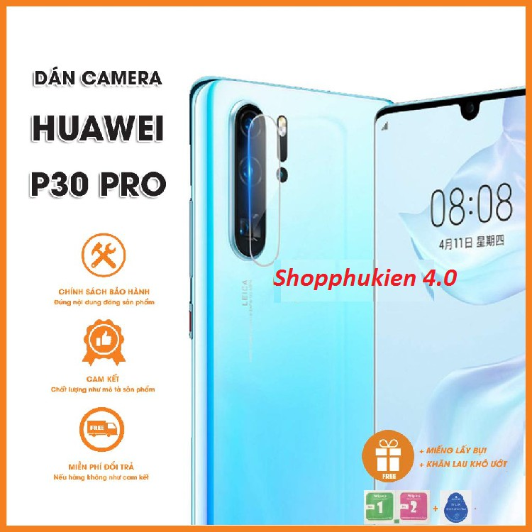 Kính Cường Lực Bảo Vệ Camera Cho Điện Thoại Huawei P30 Pro