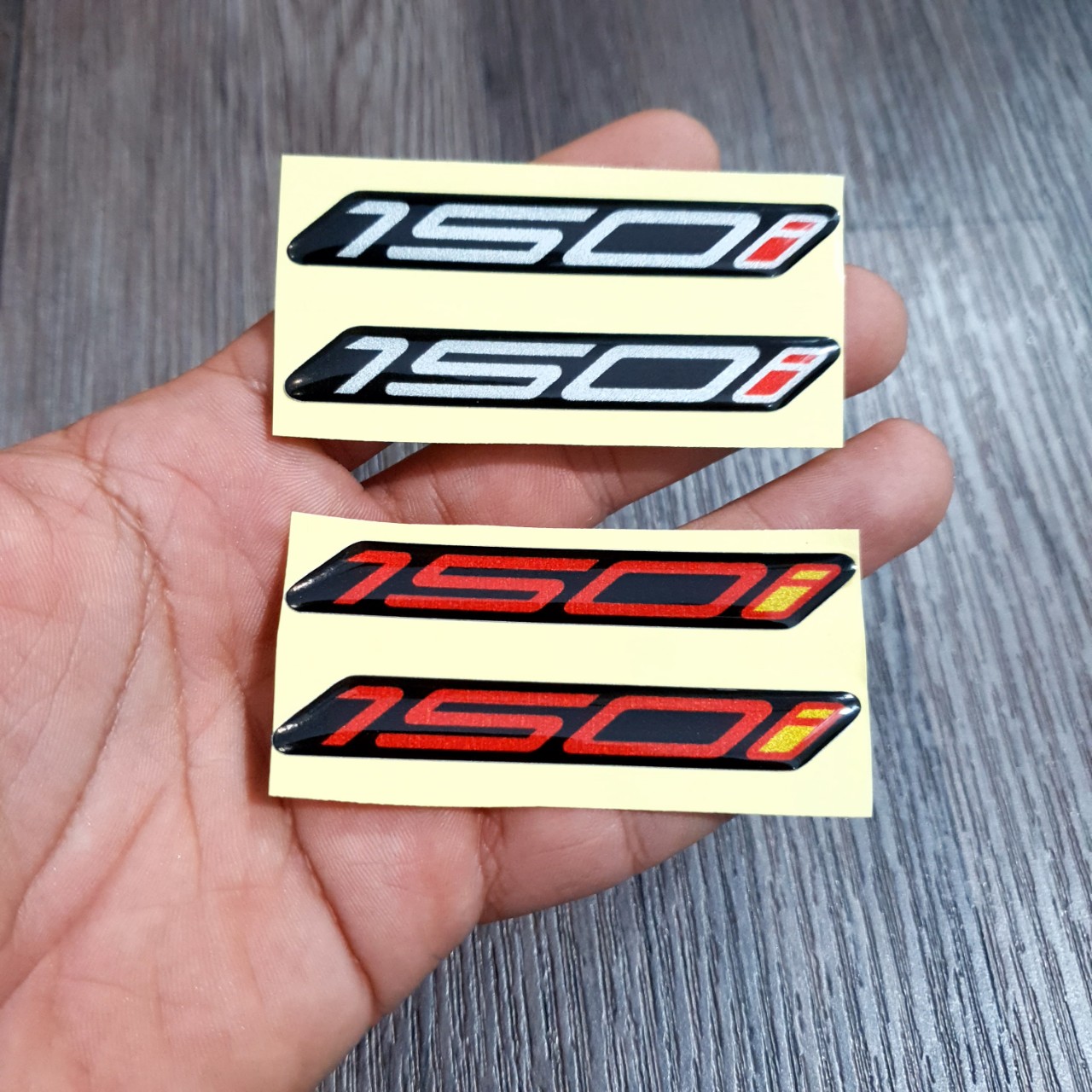 TEM DÁN CHỮ SỐ 150i ĐỔ KEO CAO CẤP SIÊU ĐẸP