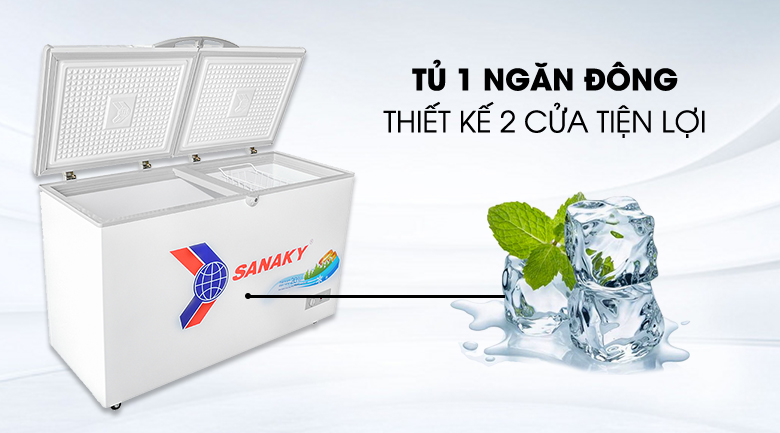 Tủ Đông Sanaky VH-4099A1 ( 1 Ngăn Đông, 400 Lít) - Bảo hành chính hãng  - Voucher 10% lên đến 800K