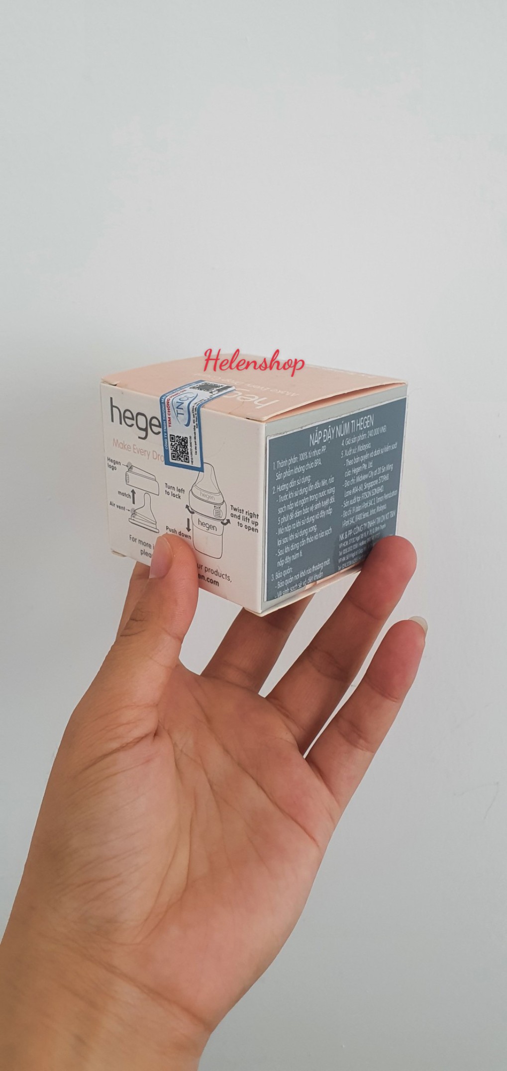 Nắp bình trữ sữa Hegen nhiều màu [Hàng chính hãng]