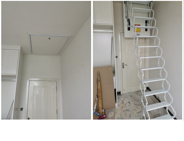 [HCM]Thang xếp gọn thông minh - Thang gác mái