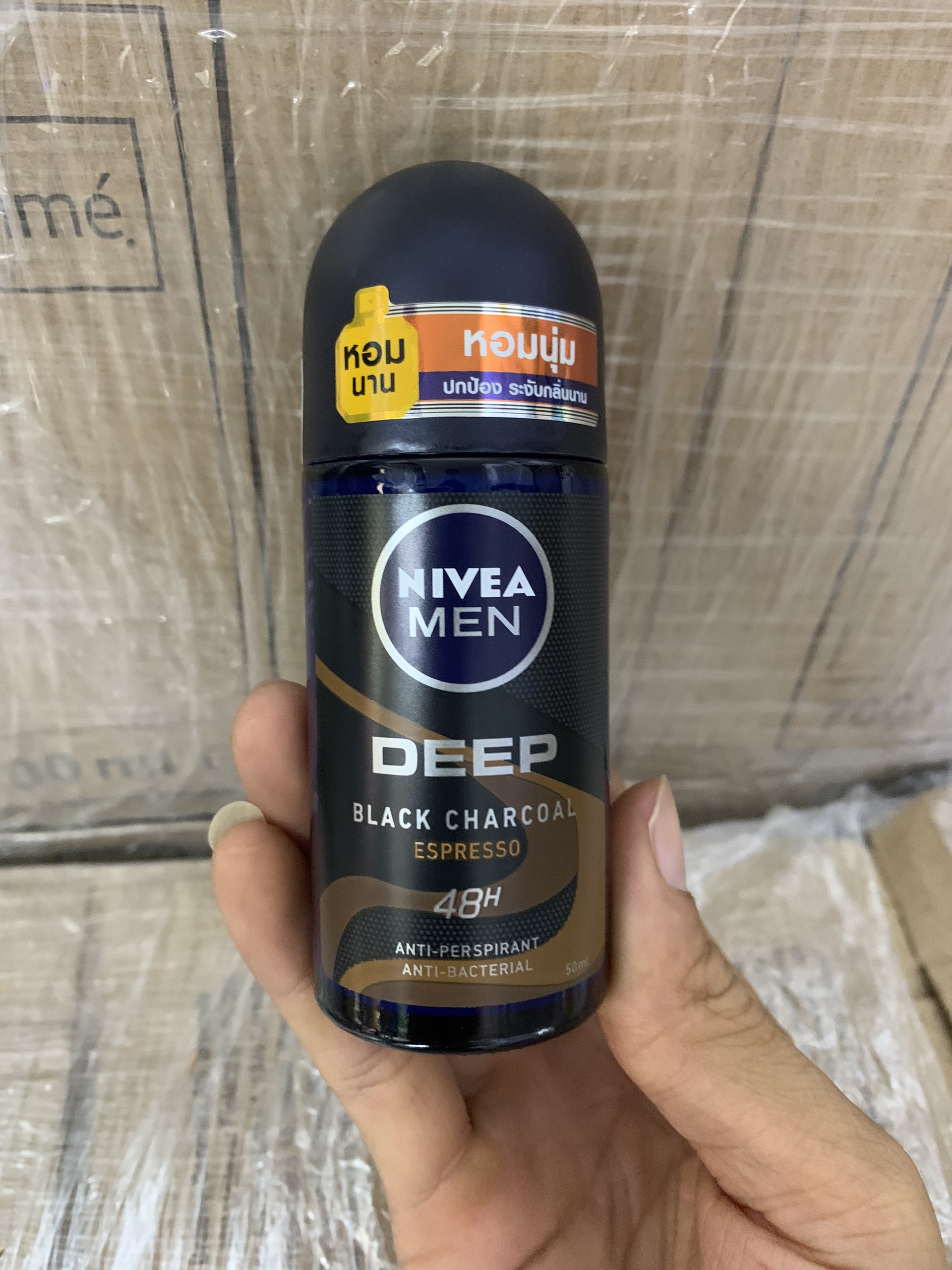 Combo 2 chai lăn khử mùi  Nivea Men Deep Espresso 50ml  Thái Lan